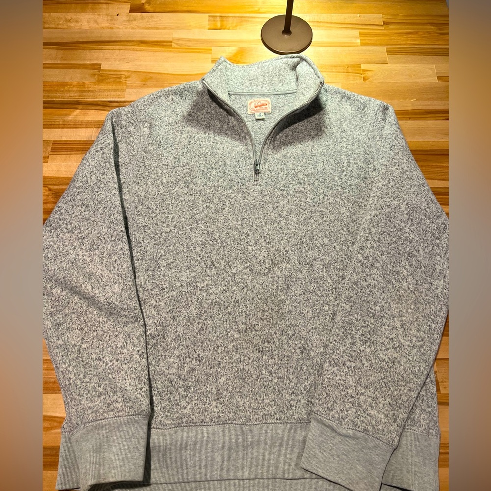 Men’s Oatmeal JCREW Quarterzip Medium